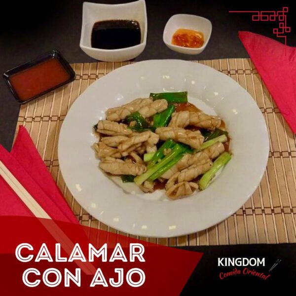 61. Calamar Salteado Con Ajo