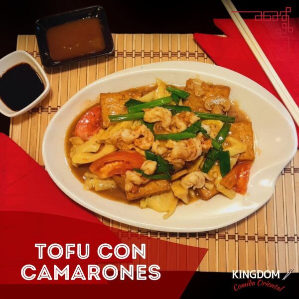 83. Tofu Salteado Mixto Con Camarones
