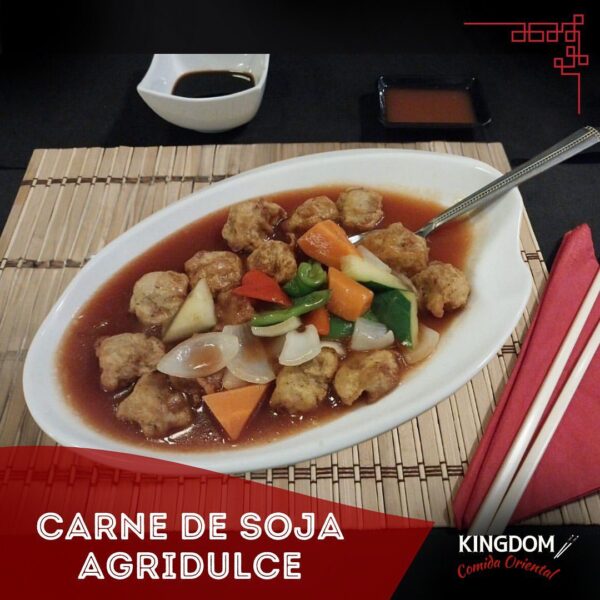 144. Carne De Soja Agridulce