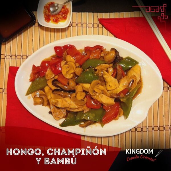 147. Hongo, Champiñon Y Bambú Salteado